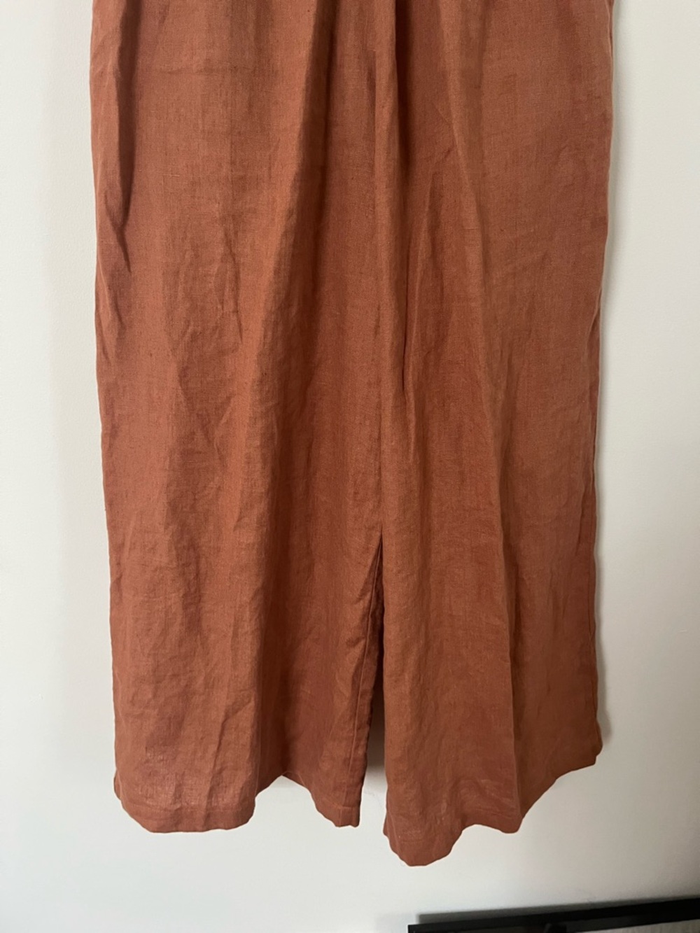Linenfox Brenna trousers in mocha mousse size S - Picture 2 of 7